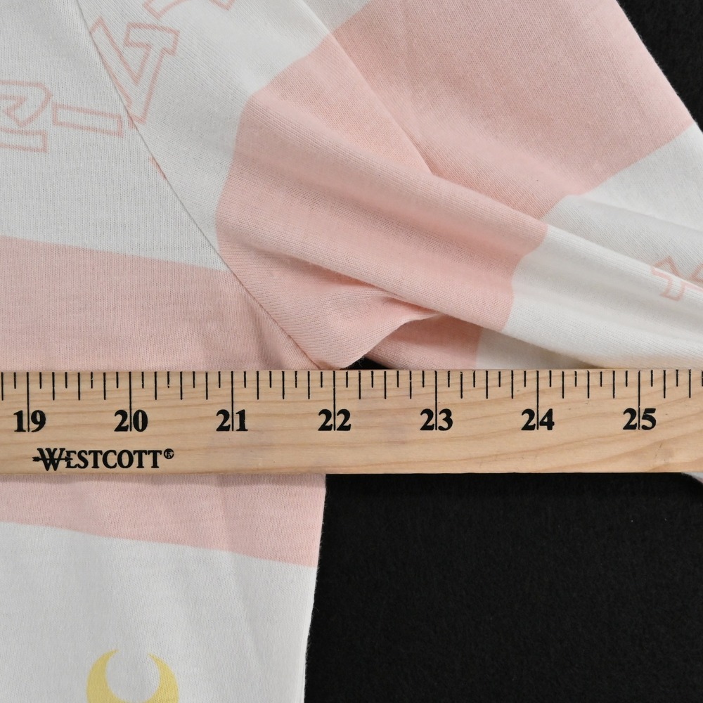 Sailor Moon Pink Stripe Polo Shirt Size M Anime BoxLunch Exclusive Long Sleeve - Picture 3 of 13